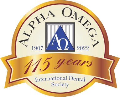 Alpha Omega International Dental Society seal for 2022