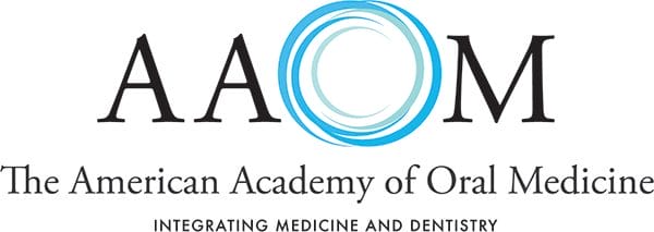 American Academy of Oral Medicine logo representing the integration of advanced oral medicine with clinical dentistry for comprehensive patient treatment.