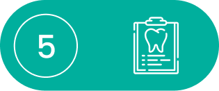 i con of a tooth on a clipboard